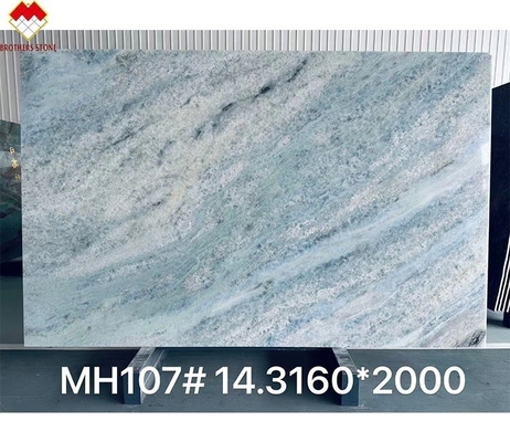 FOB Commercio retroilluminato Blu Roma Quartzite Slab Ideale per il bancone di vanità in Brasile