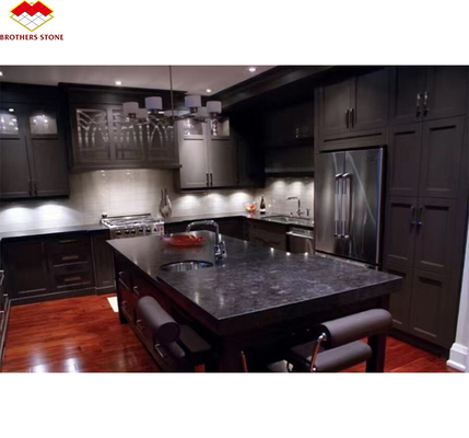 Moderno stile elegante piastra di granito di marmo nero per il bancone della villa e l' arredamento esterno