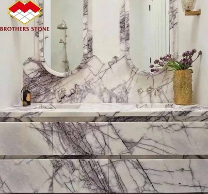 Pietra naturale per scalinata da bancone, neve profumata, prugna per la casa, pietra a forma di lastra