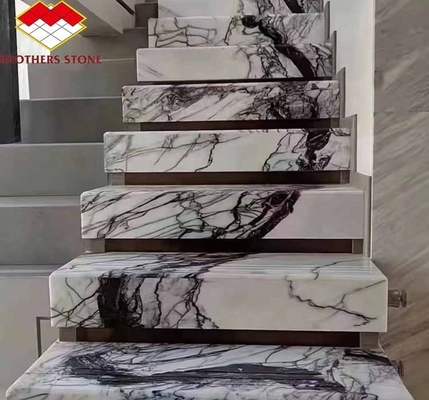 Pietra naturale per scalinata da bancone, neve profumata, prugna per la casa, pietra a forma di lastra