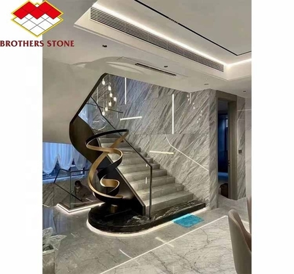 Pietra di calcite marmo di lusso bordi lucidati per il soggiorno Pareti Backsplash Pavimenti
