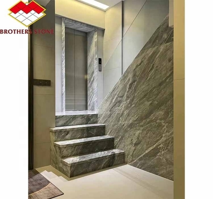 Pietra di calcite marmo di lusso bordi lucidati per il soggiorno Pareti Backsplash Pavimenti