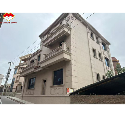 Materiale di granito moderno cinese a fuoco Muretto Pietra per la costruzione di ville Rivestimento murario