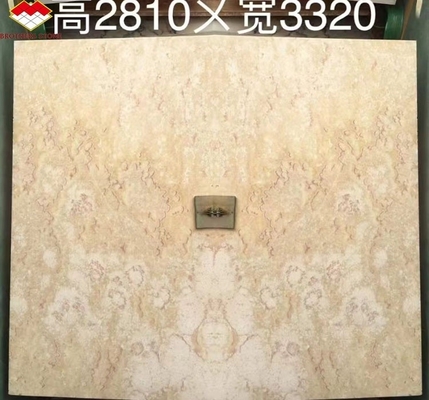 Moderno design marmo lucidato Bookmatch Piastrella personalizzata retroilluminato Drago rosso Giada Onice Parete