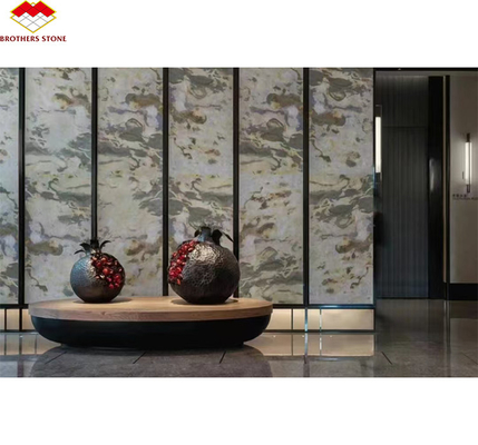 Legno flessibile Legno naturale di pietra MCM Veneer per rivestimento di pareti Tessitura piastrelle Hotel 1 mm sottile
