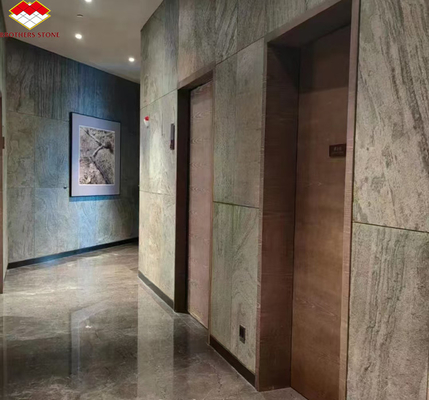 Legno flessibile Legno naturale di pietra MCM Veneer per rivestimento di pareti Tessitura piastrelle Hotel 1 mm sottile