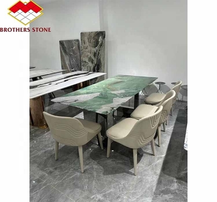 Pietra naturale Brasile Marmo retroilluminato Sodalite Green Quartzite per idee di design della camera da letto