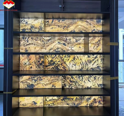 Verniciatura in pietra naturale skinrock per la decorazione flessibile dei pannelli murali interni moderni