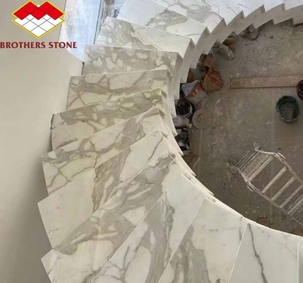 Decorazione domestica Ventre di pesce moderno Lastre di pietra di marmo bianco per soggiorno e piastrelle da pavimento