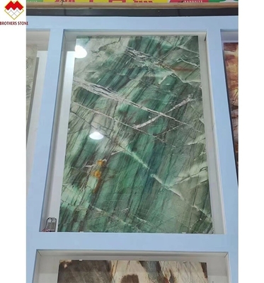 18 20 mm Spessore Fuchsite Cristallo Verde Luxury Royal Emerald Verde Quartzite Banchiere