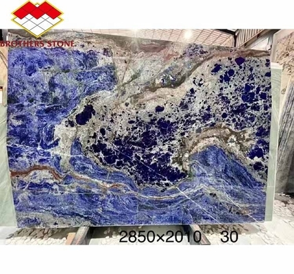 Moderne pietra blu lucidata marmo cloisonne piastrelle per sala da pranzo e spazio abitativo