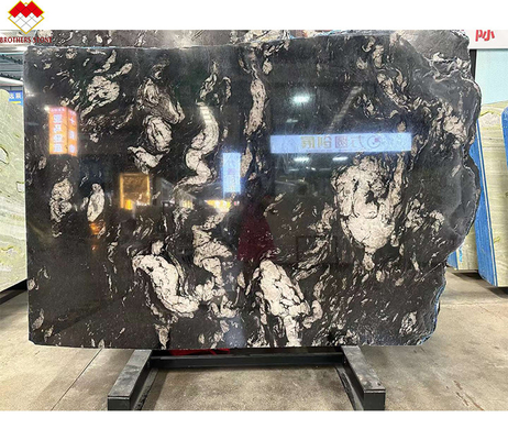 Componente Lavabo lucidato Black Quartzite Vanity Top per il design finale del bagno in Brasile