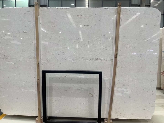 Yunfu Moonlight Beige Marmo Perlatino Grandi lastre per le pareti e pavimenti della cucina moderna