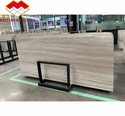 Pannelli/tabelle di pareti per pavimenti ingegnerizzati in marmo di grana di legno grigio per lo stile personalizzato