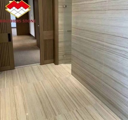 Pannelli/tabelle di pareti per pavimenti ingegnerizzati in marmo di grana di legno grigio per lo stile personalizzato