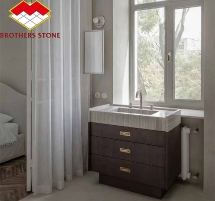 Pannelli/tabelle di pareti per pavimenti ingegnerizzati in marmo di grana di legno grigio per lo stile personalizzato