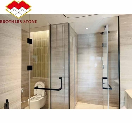 Pannelli/tabelle di pareti per pavimenti ingegnerizzati in marmo di grana di legno grigio per lo stile personalizzato
