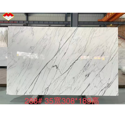 Tavolo da pranzo in cristallo bianco Nano Top Moderno Grande Slab Look Marmo Porcellana Piastrelle per Passi
