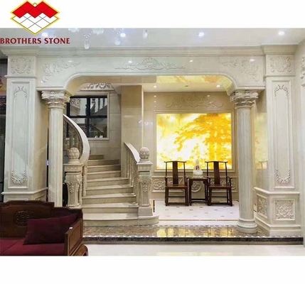 Moderno design per interni, scalinata, rialzatore di gradini, materiale in pietra naturale lucidato per interni