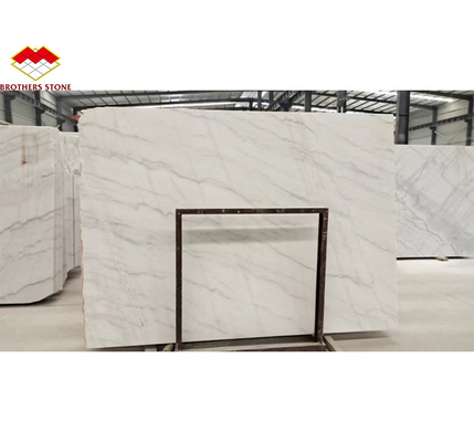 Cantina di marmo bianco di Guangxi, blocco naturale moderno per decorazioni interne di hotel