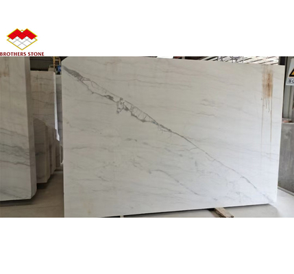 Cantina di marmo bianco di Guangxi, blocco naturale moderno per decorazioni interne di hotel