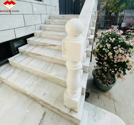 Cantina di marmo bianco di Guangxi, blocco naturale moderno per decorazioni interne di hotel