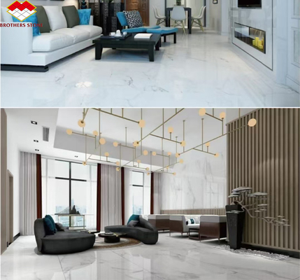 Cantina di marmo bianco di Guangxi, blocco naturale moderno per decorazioni interne di hotel