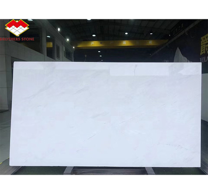 Piastrelle di marmo di Thassos Bianco Grandi lastre di pietra lucidate per il design di hotel moderni