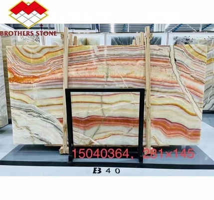 Pietra di marmo Onyx tagliata su misura Perfetta per la decorazione domestica e il tavolo del soggiorno