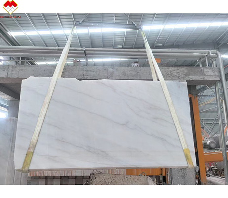 Componente di ornamento per interni di grande scala Lavabo Naturale Macedonia Piastrelle da pavimento in marmo bianco
