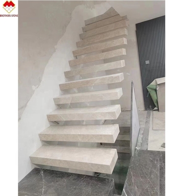 15 18 mm di marmo grigio scalinate a spirale per case moderne e facile installazione