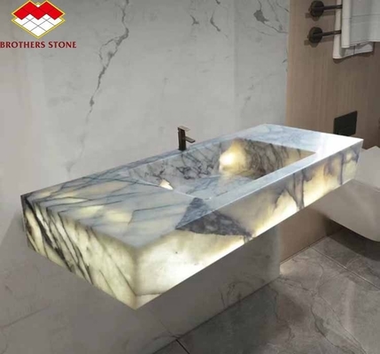Pietra naturale lavandino decorativo Calcatta Viola Marmo vasca da bagno di lusso