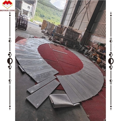 ODM/OEM Customized Marmo Cristallo Bianco per Scale Thread Onyx Scala di Marmo a Foshan