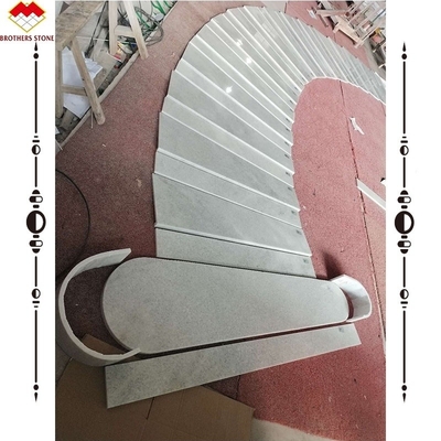 ODM/OEM Customized Marmo Cristallo Bianco per Scale Thread Onyx Scala di Marmo a Foshan