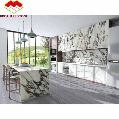 Pannello murario decorativo in marmo di viola lucido Un punto focale sorprendente per gli interni