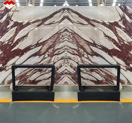 Pannello murario decorativo in marmo di viola lucido Un punto focale sorprendente per gli interni