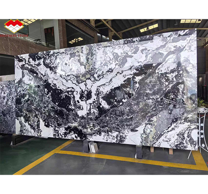 Modern Blue Granite Slab lucidato per hotel e decorazioni domestiche all'interno di Brothers Stone