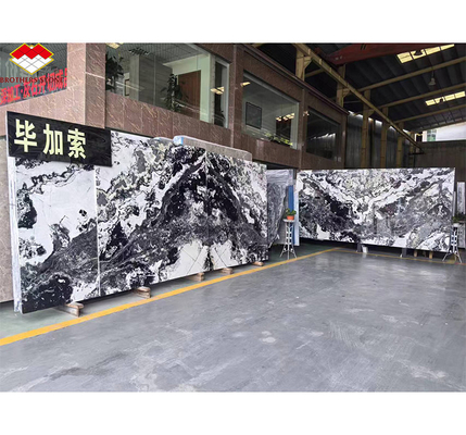 Modern Blue Granite Slab lucidato per hotel e decorazioni domestiche all'interno di Brothers Stone