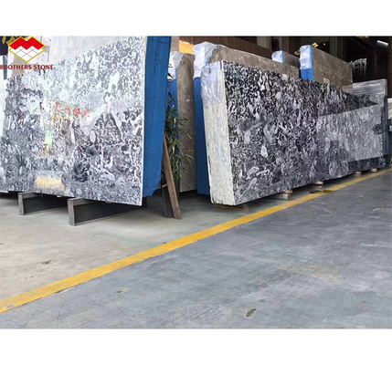 Modern Blue Granite Slab lucidato per hotel e decorazioni domestiche all'interno di Brothers Stone