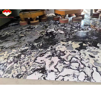 Modern Blue Granite Slab lucidato per hotel e decorazioni domestiche all'interno di Brothers Stone