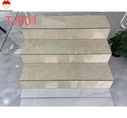 Piastrelle di pavimento in ceramica lucidata e vetrata Prezzi economici Piastrelle di scala in porcellana di corpo intero 1200*470mm in Cina