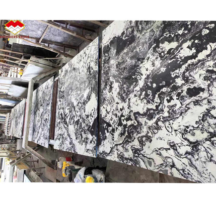 Modern Blue Granite Slab lucidato per hotel e decorazioni domestiche all'interno di Brothers Stone