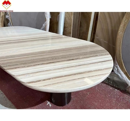 Palissandro Tavolo di marmo blu Tavolo da pranzo moderno con disegno e 180*90cm Dimensioni