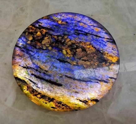 Modern Design Tea Cup Servitaio con Lumi Stone Onyx Mat retroilluminato Onyx Marble Coasters