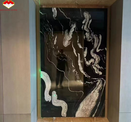 Hotel lucidato inchiostro nero impressione marmo vasca da bagno in pietra naturale per il bagno a casa