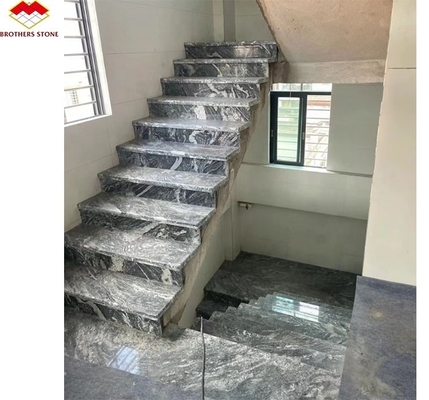 Slab di granito grigio scuro per scale e pavimenti