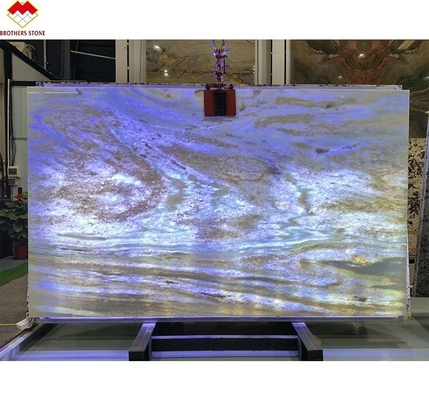 Migliora la tua cucina e il tuo bagno con la pietra di quarzo blu chiaro lucido proveniente dal Brasile