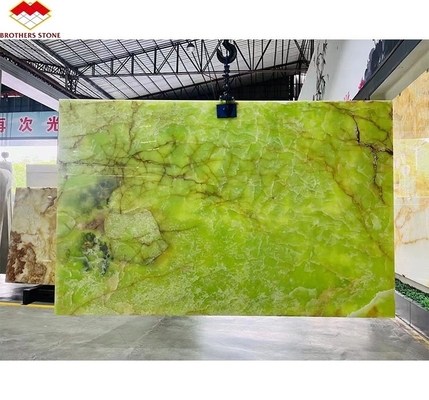 Lastre di marmo naturale di giada verde e onice per il design grafico moderno e sfondo da tavolo