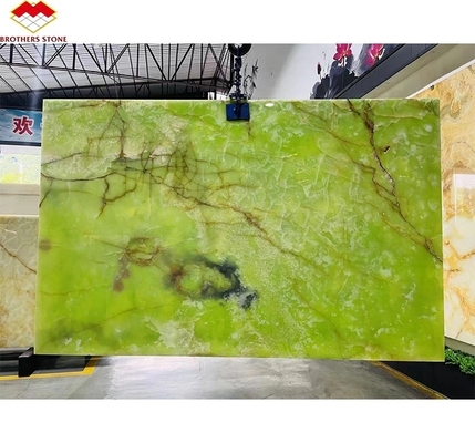 Lastre di marmo naturale di giada verde e onice per il design grafico moderno e sfondo da tavolo