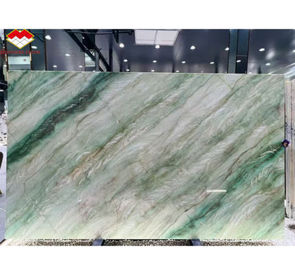 Polito Royal Green Quartzite Natural Green Gaya Marmo Grandi piastrelle per pavimenti e pareti degli hotel per tavolo da caffè